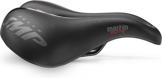 Selle SMP Martin Fitness Fietszadel - Zwart - Unisex - Stadsfiets - Met Uitsparing