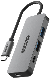 Sitecom USB-C Hub - 2x USB-A + 2x USB-C - CN-5010