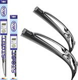 alca® Balais d'essuie-glace pour HONDA LOGO 09.1996 - 06.2001, START, Cadre en acier classique, Ressort en acier inoxydable, Revêtement nanographique
