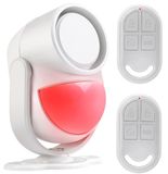 Alarme sans fil pour la maison - Détecteur de mouvement - Sirène 125 dB - 2 télécommandes - Intérieur et extérieur