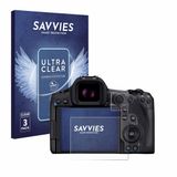 Savvies - Screenprotector voor Canon EOS R5 Mark II - Folie Beschermfolie transparant 6 Stuks