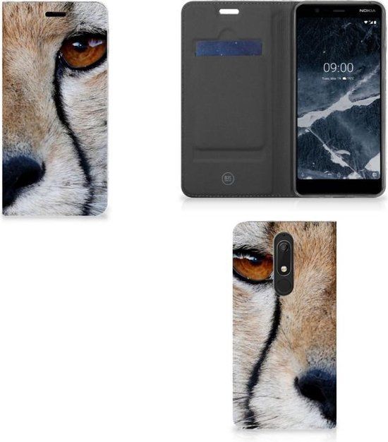 Nokia 5.1 (2018) Book Case - Cheetah