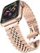 Strap-it Apple Watch Jubilee stalen band - rosé goud - 38/40/41mm