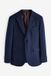 Next Heren Slim Fit Kostuum met textuur: colbert - Regular - Blauw
