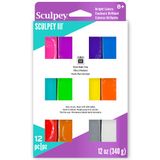 Sculpey Set Sculpey III glitter - 12x28 gr