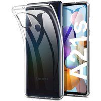 Phonillico® Case voor Samsung Galaxy A21S - Siliconen Gel TPU Transparant Beschermend Zacht Ultradun
