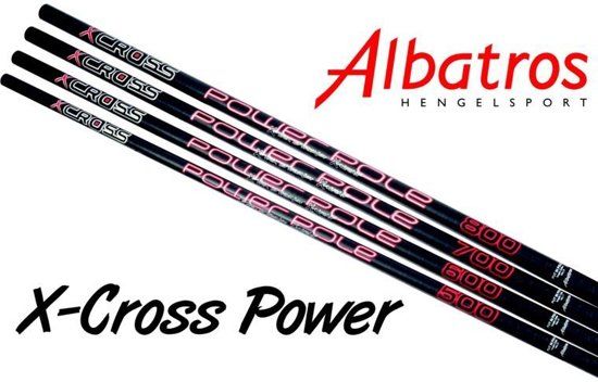 Albatros x-cross put in vaste hengel 5 meter