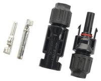 StarTech Zonnesteekverbinder T3 T-type PV-paneelconnector 2-in-1 parallelverbinding waterdichte connector 30A voor zelfbouw zonnepaneleninstallatie 1 paar