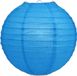 Luxe bol lampion blauw 35 cm
