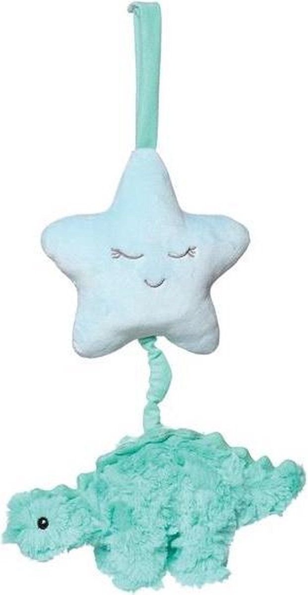 Manhattan Toy Chomp Junior Muziekdoos - 15 cm - Pluche - Turquoise