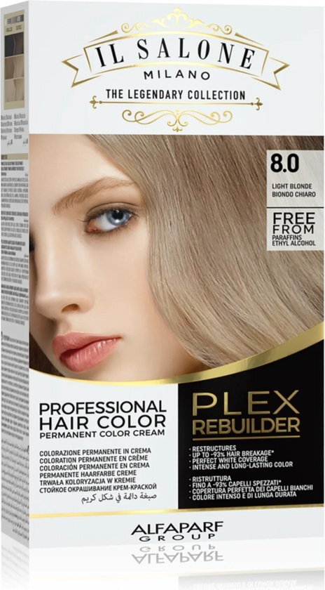 IL Salone - Alfaparf - Haarverf Kit - #8 Licht Blond