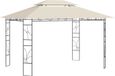 vidaXL Prieel 160 g/m² 4x3x2,7 m crèmekleurig