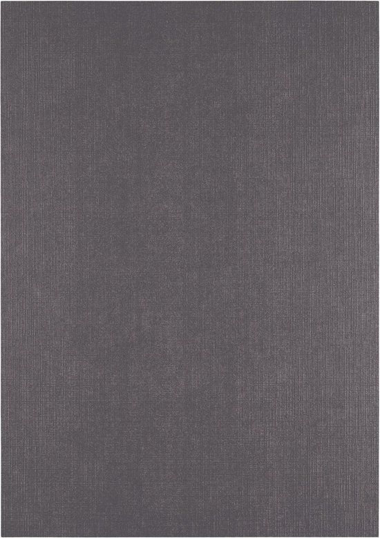 Florence Cardstock Linnenkarton - Anthracite (Grijs) - Gekleurd Papier - A4 - 100 vellen - Textuur - 250 g