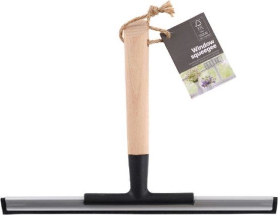Smart Houten Raamwisser - Zwart - FSC Gecertificeerd