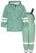 Playshoes Kinderregenjas, regenset, tuinbroek Basic 408330, Unisex, Groen, Polyester, Kinderen, Maat 86