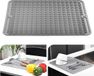 Ibenzoa® Tapis de séchage résistant à la chaleur gris - Dessous de plat multifonctionnel 30x40 cm