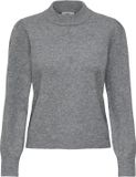 Jdy Jacqueline de Yong Trui Jdyrue Life L/s Pullover Knt Noos 15216638 Medium Grey Melange Dames Maat - L