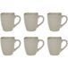 Cookinglife Koffiemokken Linen Beige 340 ml – 6 stuks