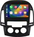 Hyundai Autoradio avec Bluetooth et CarPlay pour Hyundai i30 (année modèle 2006–2011) – Compatible avec Apple et Android – Installation stéréo avec système de navigation – 2 Go de RAM, 32 Go de mémoire de stockage