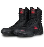 Lonsdale Heskin Boksschoenen Mannen Zwart/Rood Maat 44