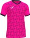 Joma Supernova III Shirt Korte Mouw Heren - Fluo Roze / Zwart