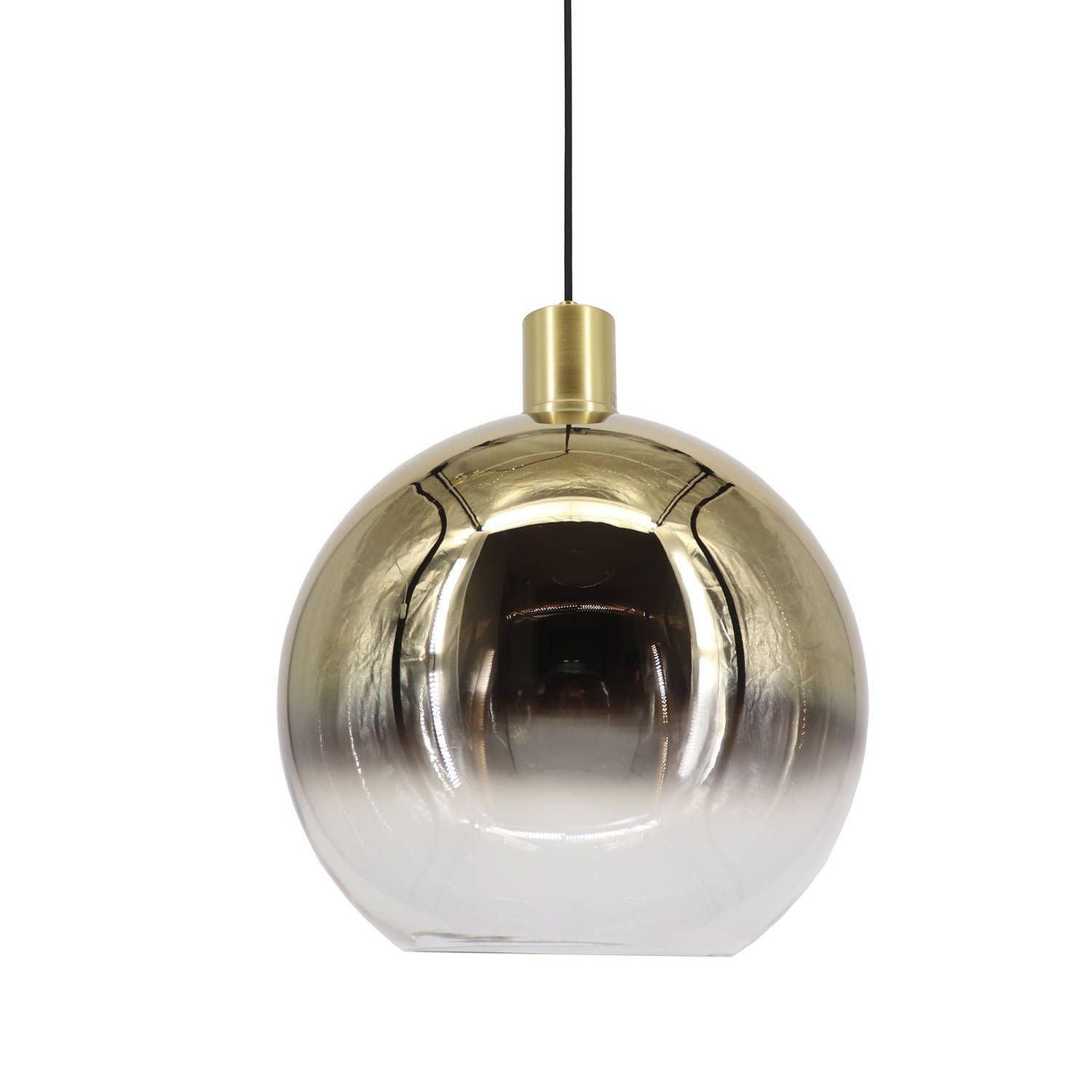 Artdelight hanglamp rosario ø 30 cm glas goud-helder