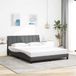Maison Exclusive - Cadre de lit sans matelas, modèle "Hanko", gris foncé, 160x200 cm, rembourré