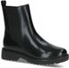 Caprice Dames Chelseaboot 9-25415-45 022 G-breedte Zwart Leer/Textiel Maat 41 EU