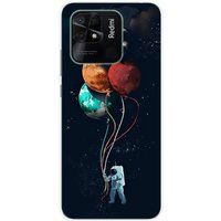 Xiaomi Redmi 10C Siliconen hoesje - ontwerp cosmonaute aux ballons