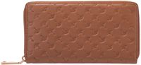 Joop! Leggero Stampa Portemonnee RFID-bescherming Leer 18.5 cm - Dames - Horizontaal - Cognac
