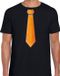 Bellatio Decorations Verkleed t-shirt voor heren - Zwart - Katoen - XL
