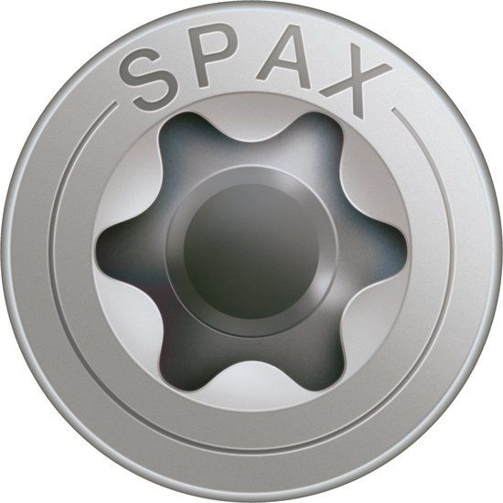 SPAX RVS Schroef - 4.5x35mm - 200 stuks - T-STAR plus TX20 - Verzonken kop - Spaanplaatschroef