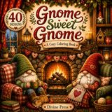Gnome Sweet Gnome: A Cozy Coloring Book