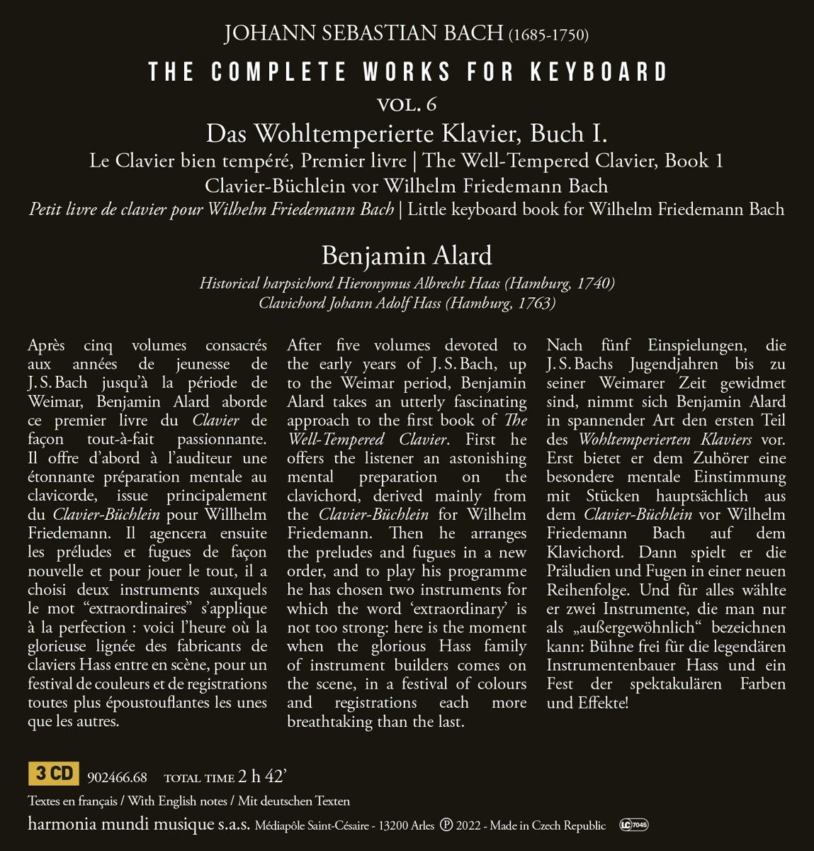 PIAS Nederland Johann Sebastian Bach The Complete - Muziek