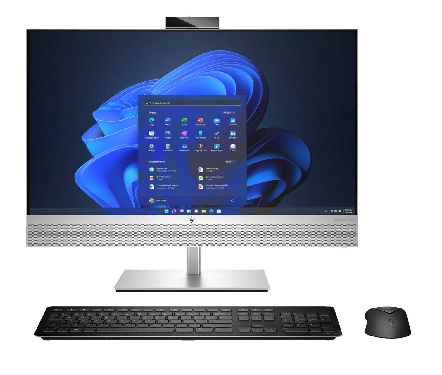 HP HP EliteOne 870 G9 - 27" QHD touchscreen en 5MP webcam - in hoogte verstelbaar - 3 jaar onsite hardware support