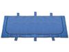 GIMA Vinyl bodydoek, met rits en 4 handvatten, wit, 34118