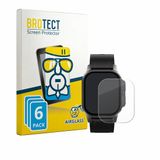 BROTECT Screenprotector 6 Stuks voor Domino Watch DM62 Beschermglas transparant