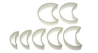 Silikomart Wonder Cakes by 72.316.87.0069 Uitsteekset voor koekjes of decoraties, maan, nylon, wit, 3,5 x 12,5 x 13,5 cm