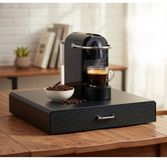 Deflecto Organiseur de capsules de café, Noir, Plastique, 24 Capsules