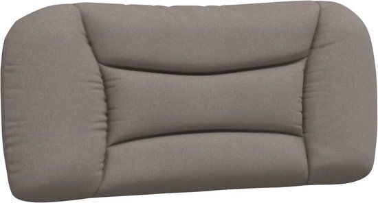 vidaXL Hoofdbordkussen "Hvar" 80 cm Stof Taupe