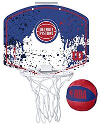 Wilson Mini NBA-Team Basketbalhoepel, DETROIT PISTONS, Kunststof