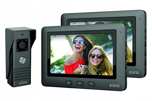 EURA VDP-45A3 Alpha Wideodomofon - Czarny