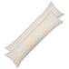 vidaXL Kussensloop 2 pcs houten crèmekleurig 40 x 145 cm bouclé