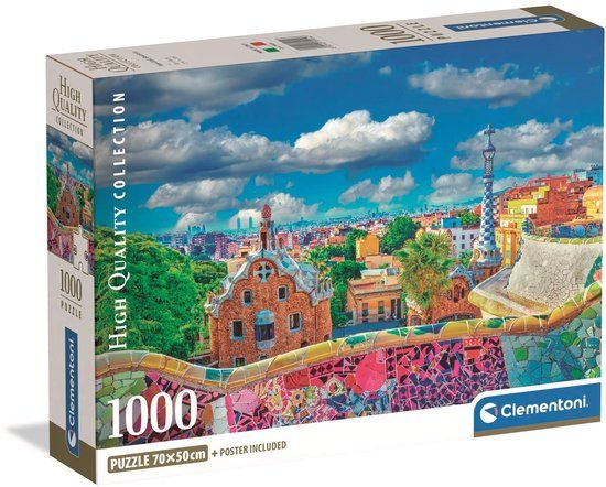 Clementoni Park Güell, Barcelona 1000-stukjes Puzzel