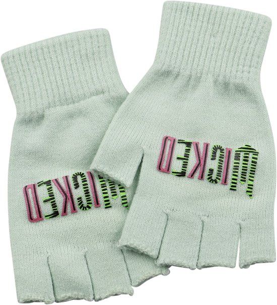 Wicked Logo Fingerless Gloves Dames Vingerloze handschoenen - groen - Standard