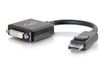 C2G DisplayPort Mannelijke naar Single Link DVI-D Vrouwelijke Adapter Converter DP naar DVI-D vrouw 8 inches Zwart