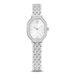 Swarovski Dextera Achthoekig Horloge, Swiss Made, Metalen Armband, Zilverkleurig, Roestvrij Staal