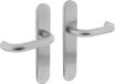 Intersteel Deurkruk Rond op schild blind rvs geborsteld