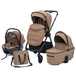 FILLIKID Poussette « Lion », pliable de manière compacte. (beige)