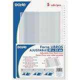 DOHE 91430 – verpakking van 5 beschermschijven, schriften en boeken 53 x 30 cm.